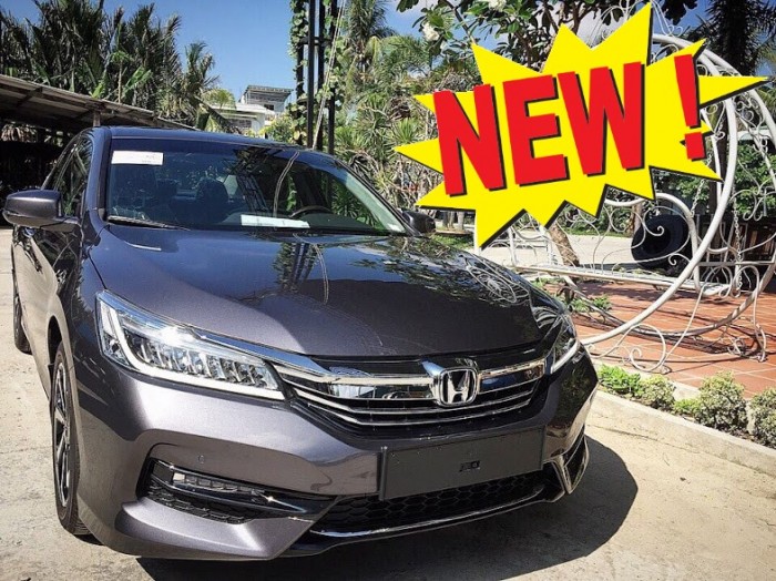 Giá xe Honda Accord 2.4V New 2018 Nhập Thái, Đủ Màu, Giá tốt