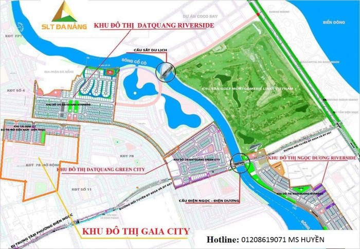 Chính chủ bán nhanh dự án Gaia City cạnh Đất Quảng Riverside giá chỉ 8tr/m2 .