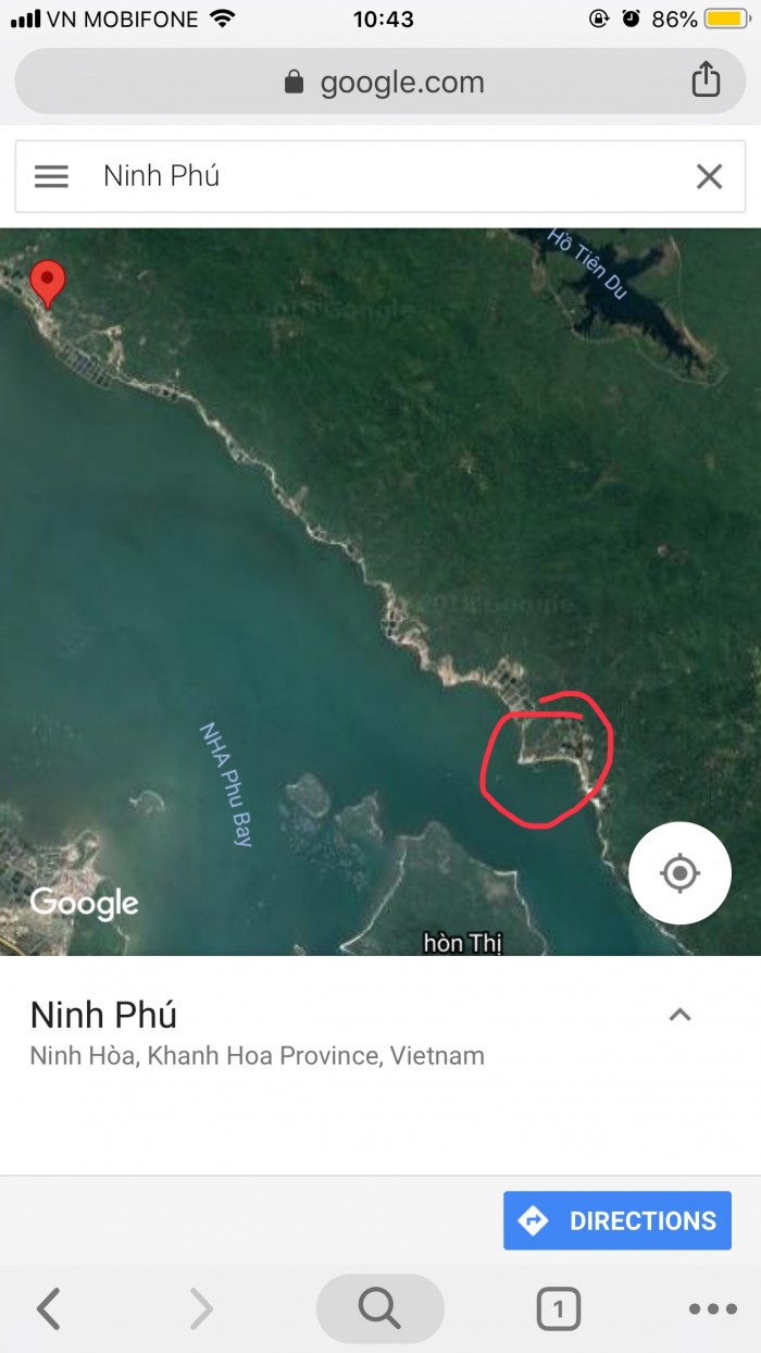 Mở Bán 5 Lô Thổ Cư 100% Ninh Phú - Ninh Hòa, Đối Diện Vịnh Nha Phu