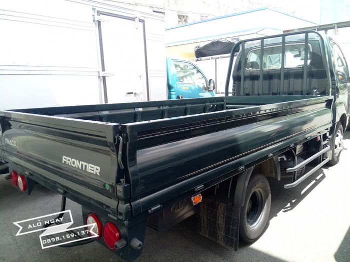 Xe tải 2.49 tấn KIA FRONTIER K250 (KIA K250) thùng lửng, xanh đen, hỗ trợ góp 80%