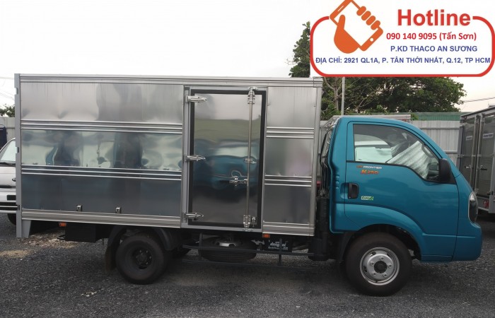 Xe Tải Kia K250 thùng kín Inox 430
