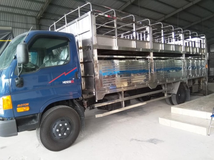 Hyundai Đô Thành Hd120Sl Thùng Chở Heo