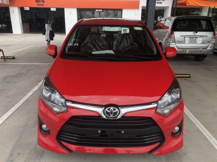 Toyota wigo 1.2 mt số sàn màu đỏ nhập khẩu