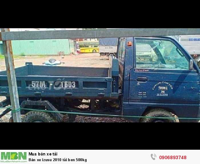 Bán xe izusu 2010 tải ben 500kg