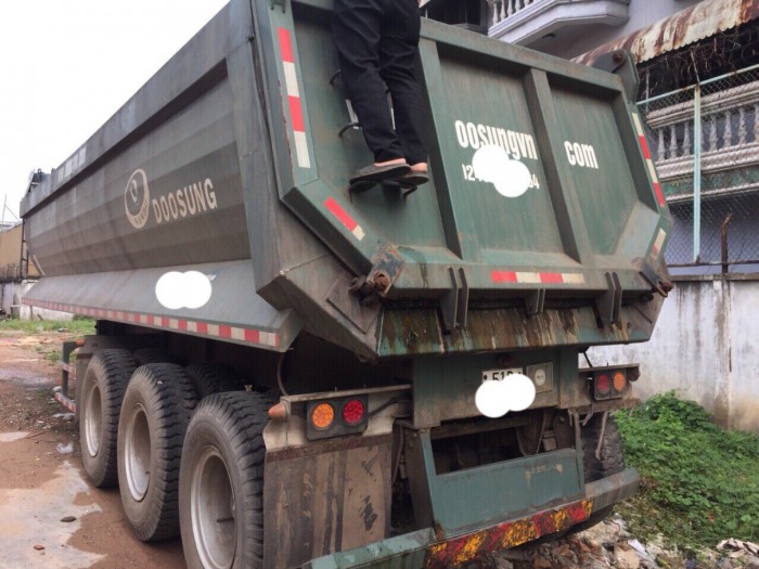 Bán sơ mi móc ben tự đỗ doosung đời 2017