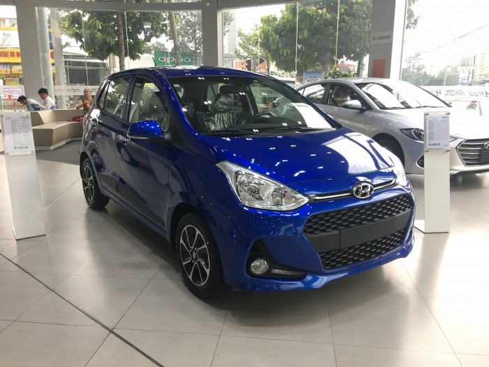 HYUNDAI GRAND I10 Xanh dương 2018, Hyundai Bình Dương I10 giao ngay chỉ với 130 triệu, ưu đãi giá nhất Bình Dương, Bình Phước.....