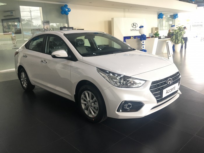 Huyndai Bình Dương,Hyundai Accent 2018 AT Full Trắng, Giao Xe Ngay tại Bình Dương, Bình Phước....