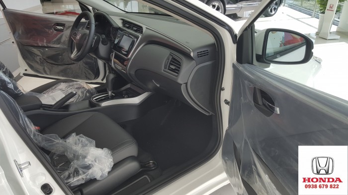 Xe Honda City đời 2019 mới 100% màu Trắng, Tặng 20 triệu, Trả trước 150 triệu nhận xe