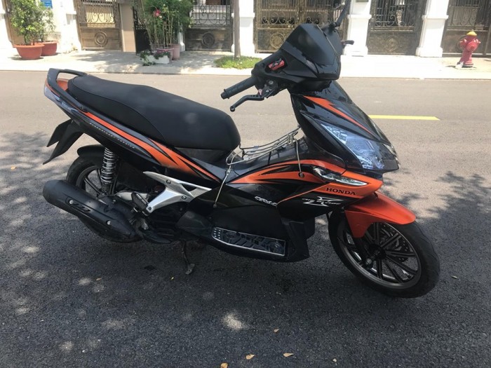 XE Honda Air Blade Fi màu đen cam., lên Full thái