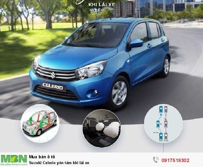 Suzuki Celerio yên tâm khi lái xe