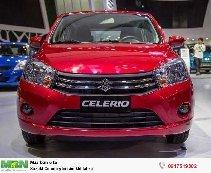 Suzuki Celerio yên tâm khi lái xe