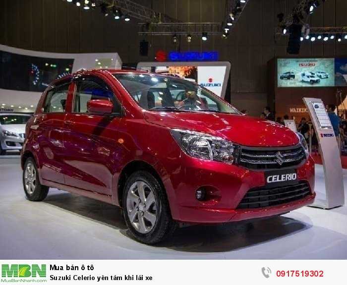 Suzuki Celerio yên tâm khi lái xe