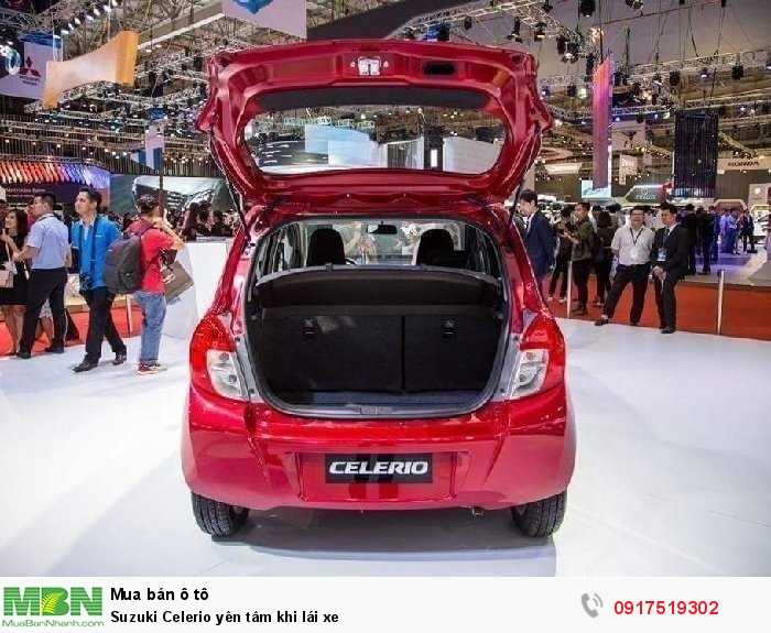 Suzuki Celerio yên tâm khi lái xe