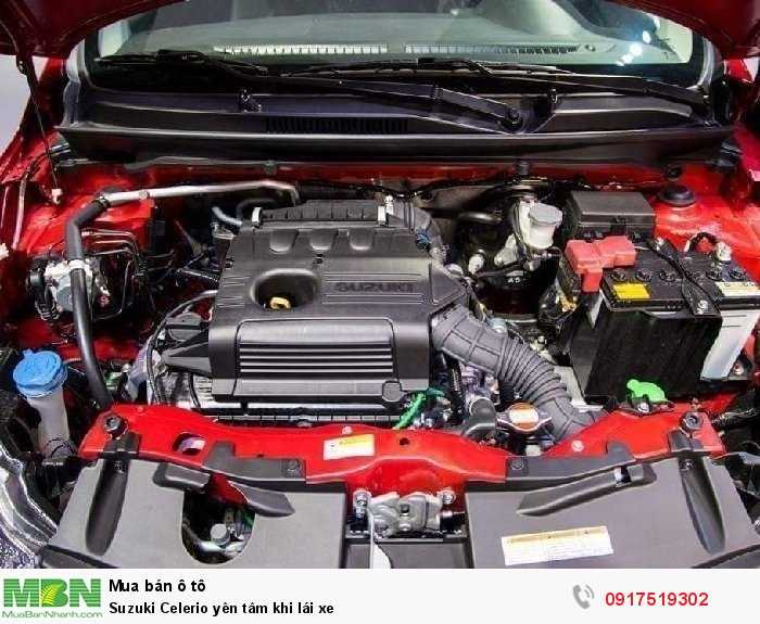 Suzuki Celerio yên tâm khi lái xe