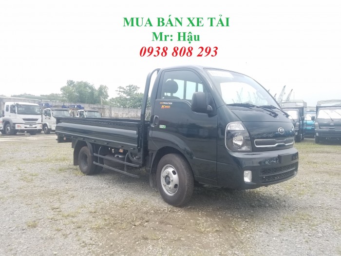 Bán KIA K250 Thùng Lửng,màu xanh rêu, tải trọng 1990 & 2490 kG.