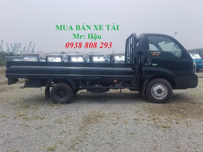 Bán KIA K250 Thùng Lửng,màu xanh rêu, tải trọng 1990 & 2490 kG.