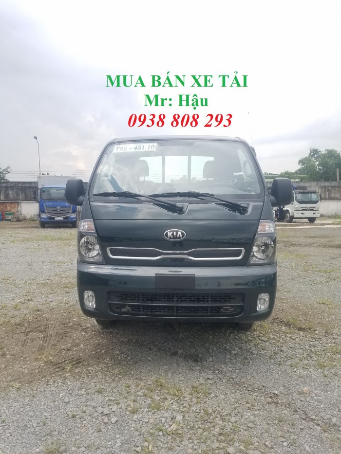 Bán KIA K250 Thùng Lửng,màu xanh rêu, tải trọng 1990 & 2490 kG.