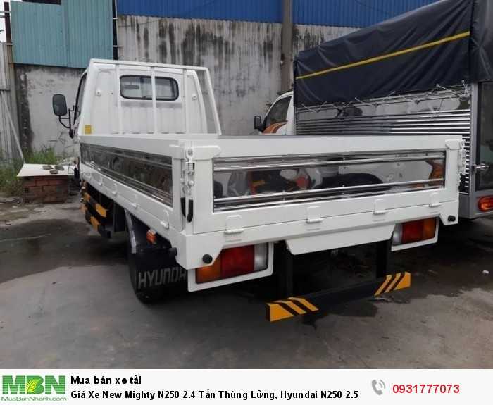 Giá Xe New Mighty N250 2.4 Tấn Thùng Lửng, Hyundai N250 2.5 Tấn Trả Góp 90% 3