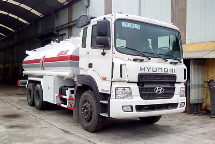 Xe chở xăng dầu Hyundai 16 khối