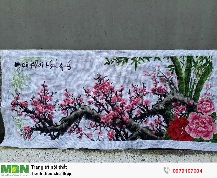 Tranh Thêu Chữ Thập Mới 100%, Giá: 800.000Đ, Gọi: 0979107004, Châu Đốc - An  Giang, Id-51541400