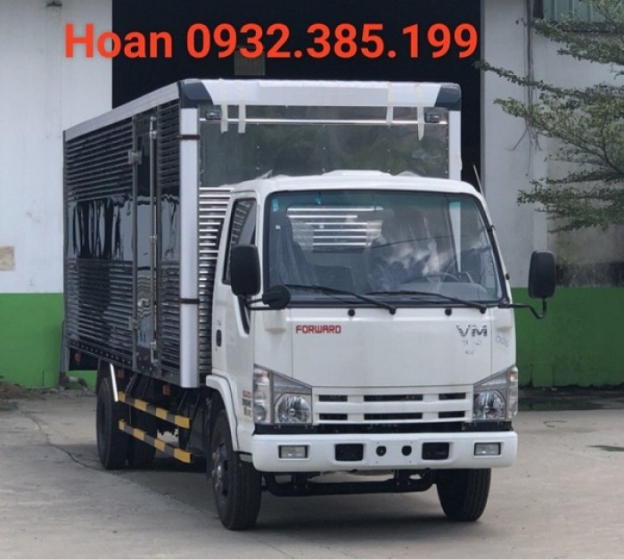 Xe tải thùng kín Isuzu 1,9 tấn thùng dài 6m2 Nk490SL