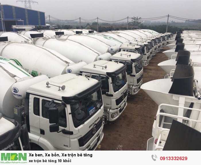 Xe trộn bê tông 10 khối