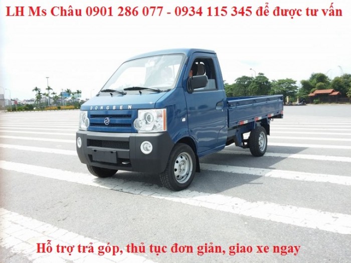 Xe Tải DongBen 870 Kg Thùng Lững/ Công nghệ Châu Âu/giá hợp lí/trả gop 70%/thủ tục đơn giản