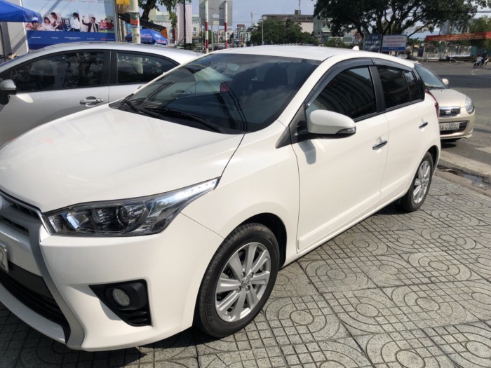 Bán Toyota Yaris 1.3G 2016, màu trắng, đúng chất, giá TL, hổ trợ góp