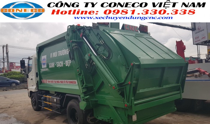 Xe Ép Rác Hino 9 Khối Fc - Vay 90%