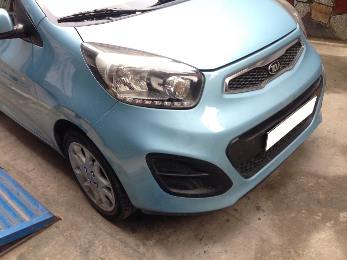 Cần bán Kia Morning LX 1.25MT 2015 số sàn màu xanh biển cực đẹp