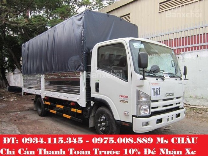 Bán xe tải Isuzu QKR 1.4 tấn+giá cạnh tranh + hỗ trợ trả góp + lãi suất cực thấp