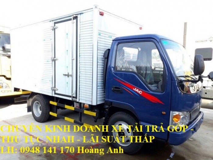 Bán xe tải JAC 2 Tấn 4 = 2400kg \ tải Jac HFC1030K4 (2.4 Tấn ) + trả góp