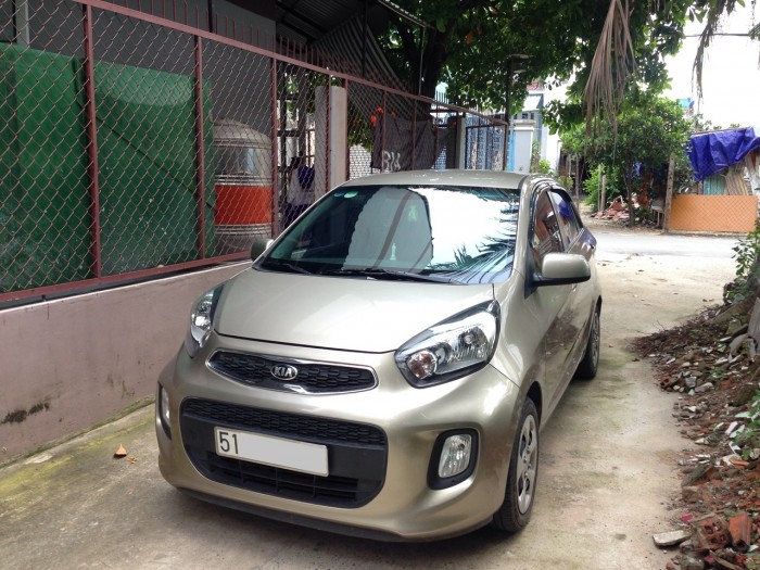 Cần bán xe Kia Morning 2017 số sàn, màu Nâu-vàng mới tinh