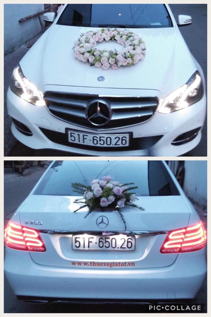 Chuyên cho thuê xe hoa, xe rước dâu Mercedes BMW Camry giá tốt xe đẹp