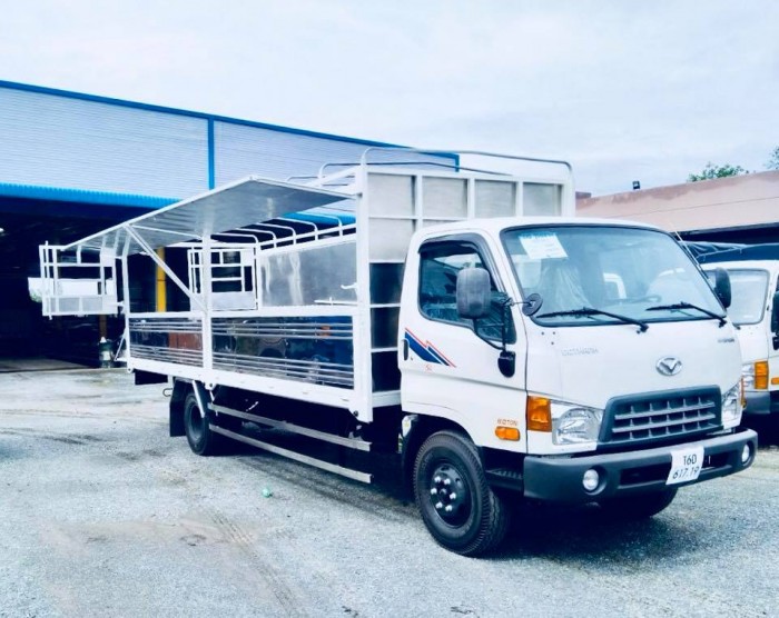 Hyundai Hd120Sl Thùng Dài 9 Bửng Mui Bạt
