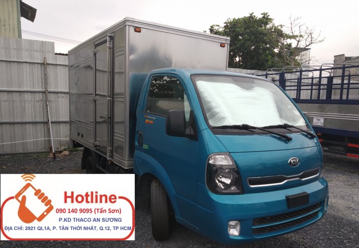 Xe tai 1T49 và 2T49 máy Hyundai xe tải thaco Kia K250 doi 2018 thùng kín.