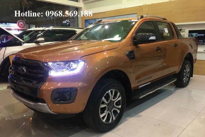 Bán xe Ford Ranger Wildtrak 2018 màu cam tại Hà Giang Cao Bằng Lào cai