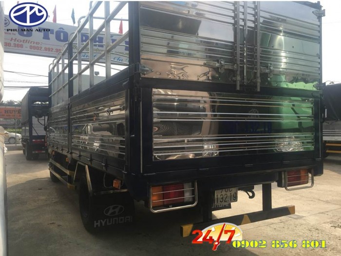Xe tải 7 tấn HYUNDAI nhập khẩu 3 cục, thùng hàng dài 5 mét.