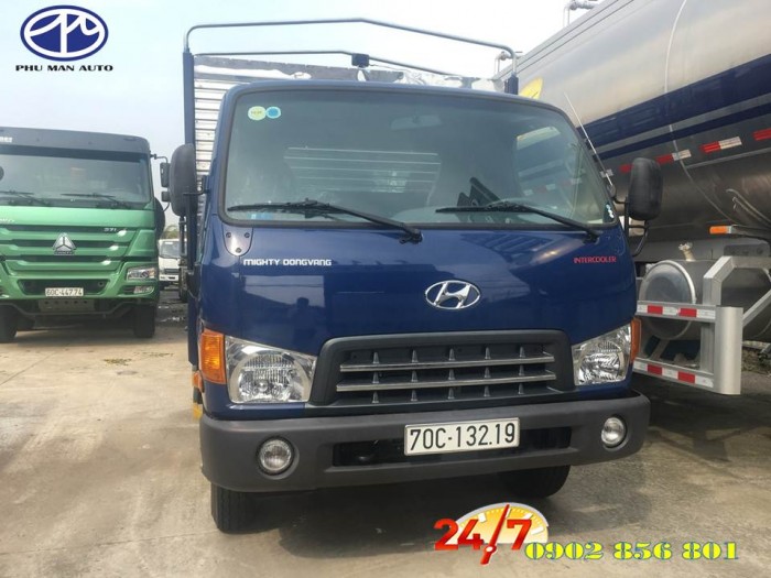 Xe tải 7 tấn HYUNDAI nhập khẩu 3 cục, thùng hàng dài 5 mét.