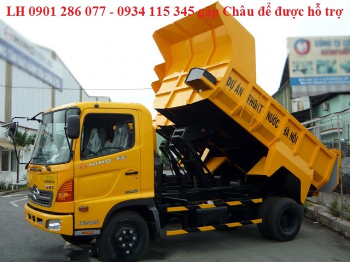 Xe ben Hino 6 tấn FC/ bền bỉ, mạnh mẽ/giá cạnh tranh/ hỗ trợ trả góp/ duyệt nhanh/ lấy xe nhanh