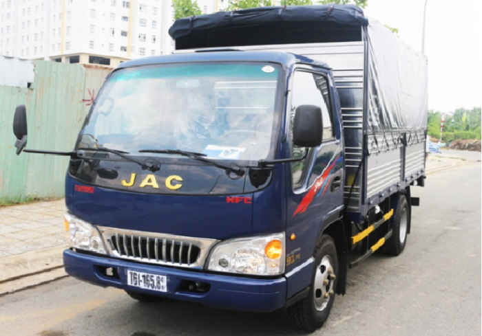 Xe tải Jac 2 tấn 4 thùng mui bạt đời mới|Xe tải jac 2t4 giá siêu tốt