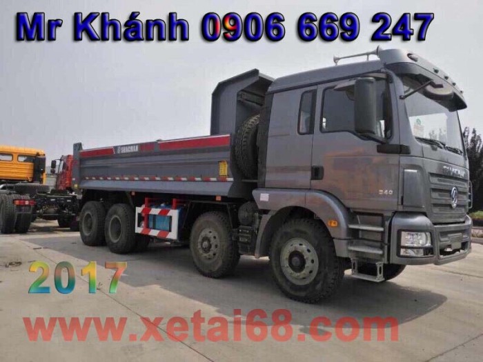 Xe ben 4 chân Shacman 2018