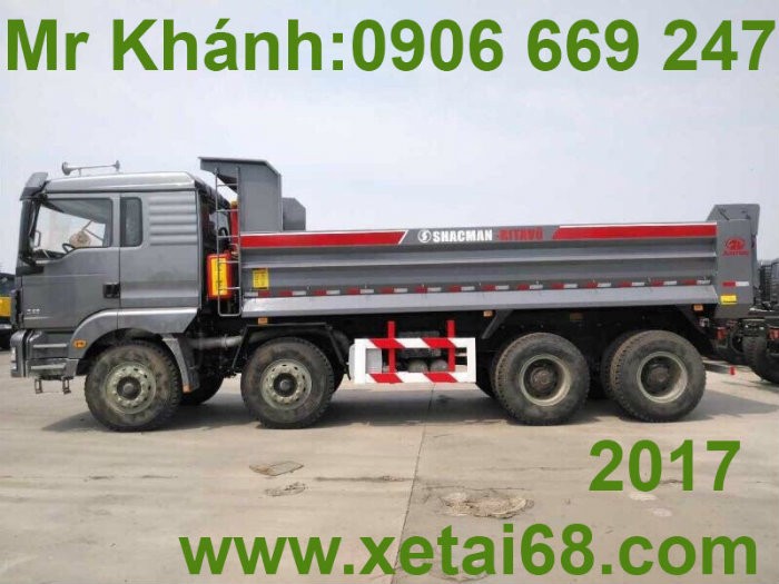 Xe ben 4 chân Shacman 2018