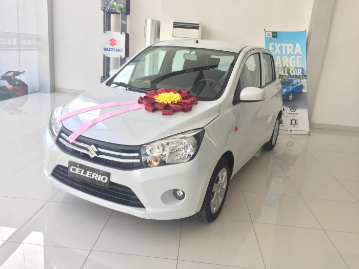 Có sẵn 1 Suzuki Celerio màu trắng số sàn tại Suzuki Đại Việt