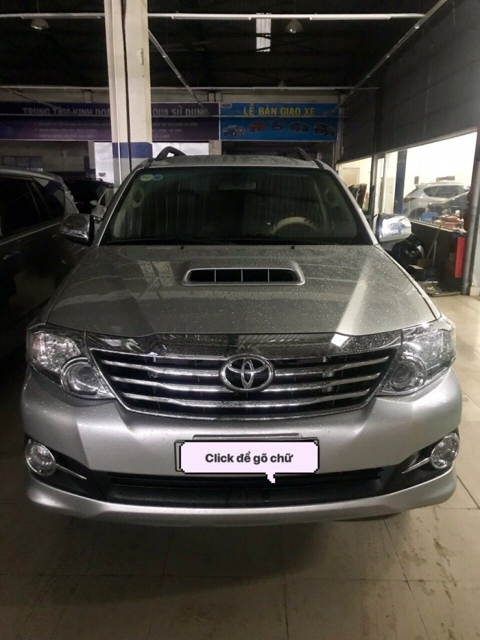 Bán Toyata Fortuner sx 2014 màu bạc