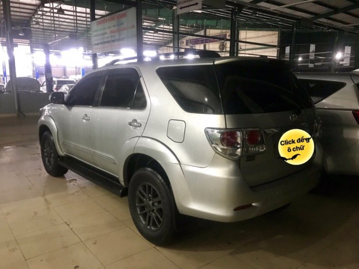 Bán Toyata Fortuner sx 2014 màu bạc