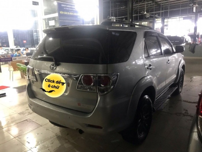 Bán Toyata Fortuner sx 2014 màu bạc