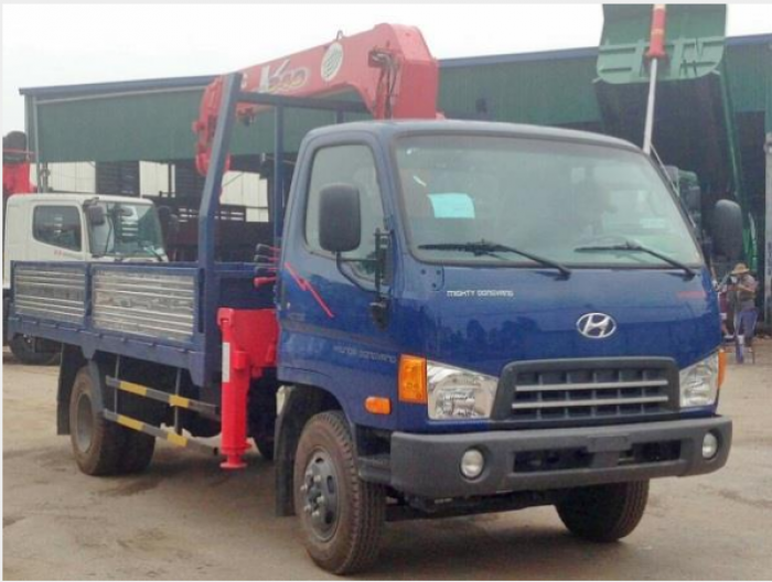 Giá xe tải Hyundai HD700 gắn cẩu unic 3 tấn, trả trước chỉ 300 triệu giao luôn xe