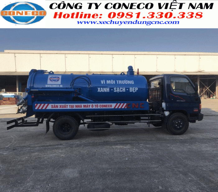 ''Bán gấp'' xe hút chất thải 7 khối HD 800