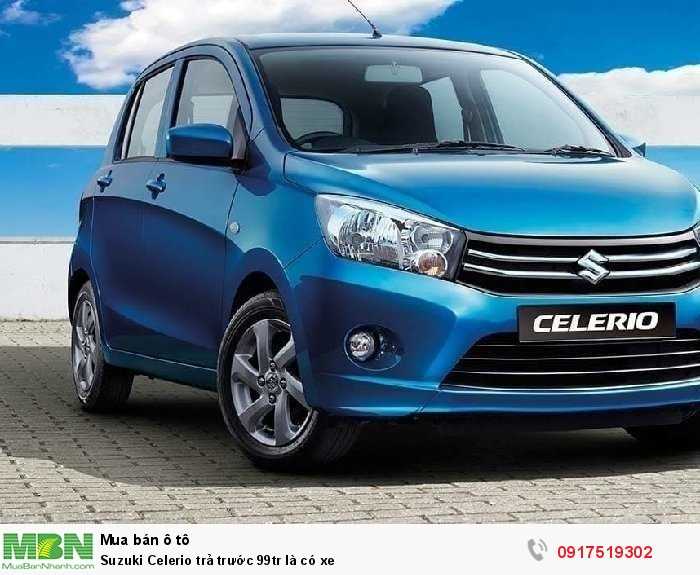 Suzuki Celerio trả trước 99tr là có xe